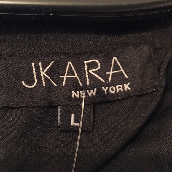 NWT JKARA NEW YORK BEADED BLOUSE - Picture 7 of 8